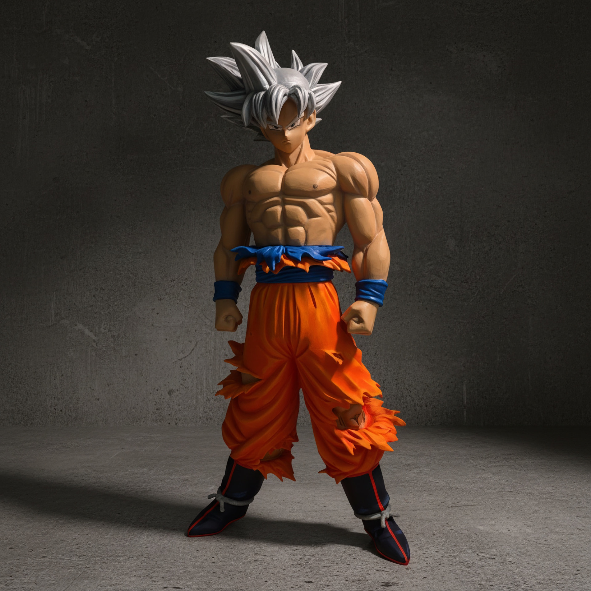 Goku Ultra Istinto — statua a grandezza naturale