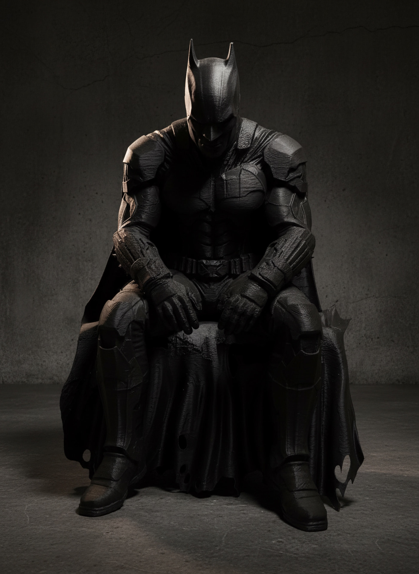 Cavaliere Oscuro seduto — action figure